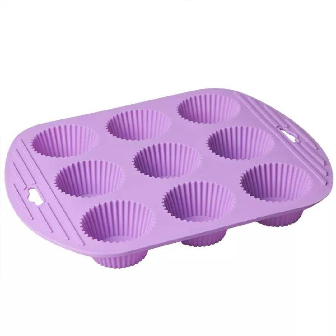 Silicone Cupcake Mold (9 cups) - Image 4